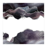 Black & Silver Glitter Agate Texture 07  (Print Only) thumbnail