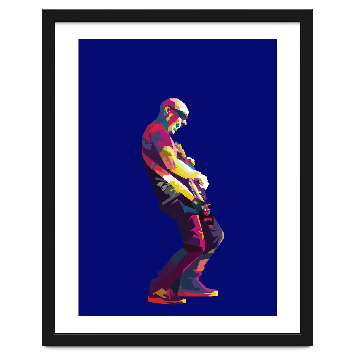 Joe Satriani Rock Guiatist Pop Art WPAP