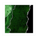 Green & Silver Agate Texture 01  (Print Only) thumbnail