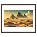 Vintage Egypt, Pyramids Of Giza Poster thumbnail
