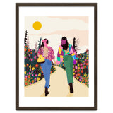 Besties, Best Friends Friendship Fashion, Girl Power Empower Bohemian Travel Companion Soulmates Gift thumbnail
