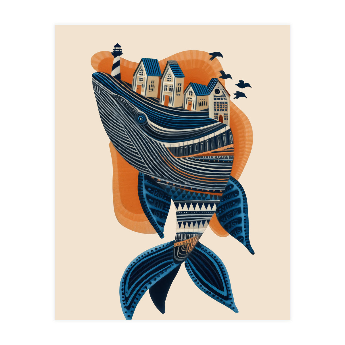Whale Village (Print Only)