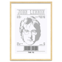 Receipt Art John Lennon