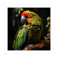 Vibrant Macaw Parrot  (Print Only)