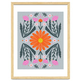 Orange Flower with pink buds thumbnail