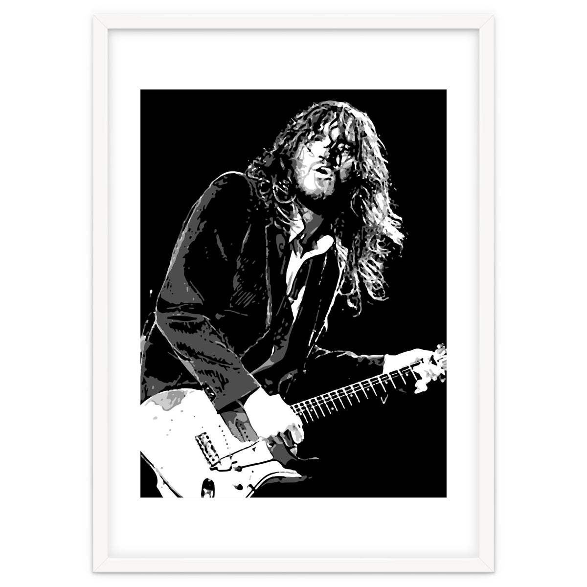 John Frusciante American Musician Legend in Monochrome