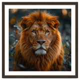 Majestic Lion Portrait Intense Gaze Wildlife thumbnail