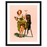 Sexy Pinup Woman On Photo Session thumbnail