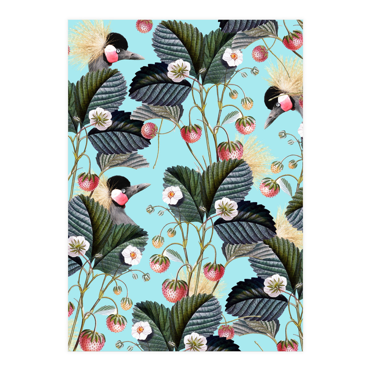 Strawberry Brush Hide Out (Print Only)