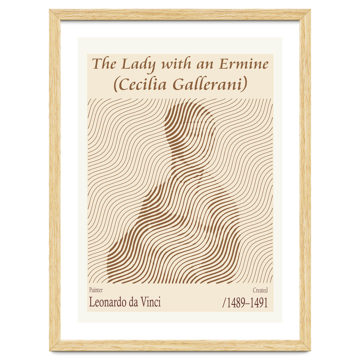 The Lady With An Ermine (cecilia Gallerani) – Leonardo Da Vinci (1489–1491)