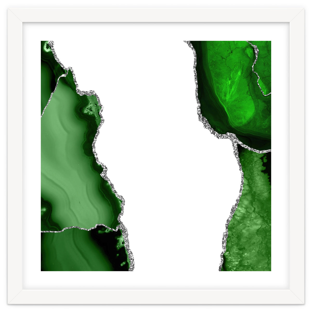 Green & Silver Agate Texture 15
