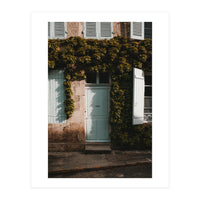 Botanical house with the white door (Print Only)