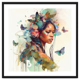 Floral Native Warrior Woman Butterfly Dance thumbnail