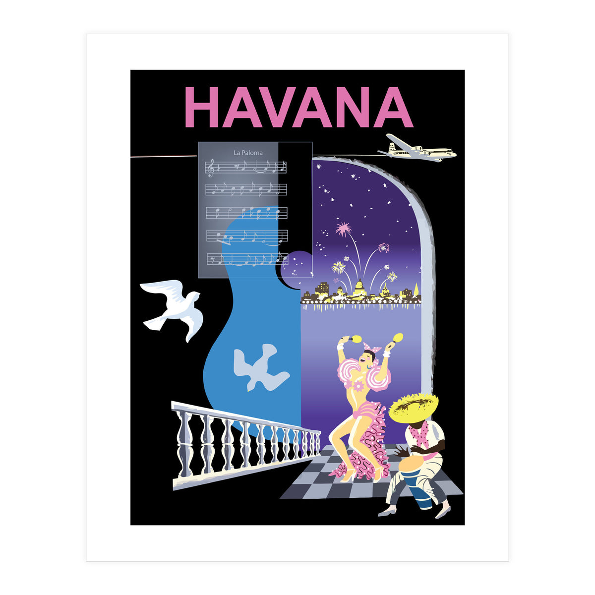 Havana, Dancing Nights, Cuba (Print Only)