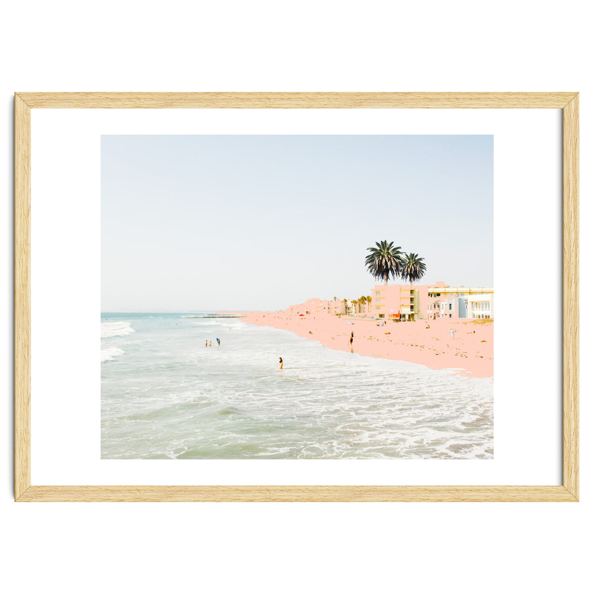 Pink Beach #society6 #decor #buyart