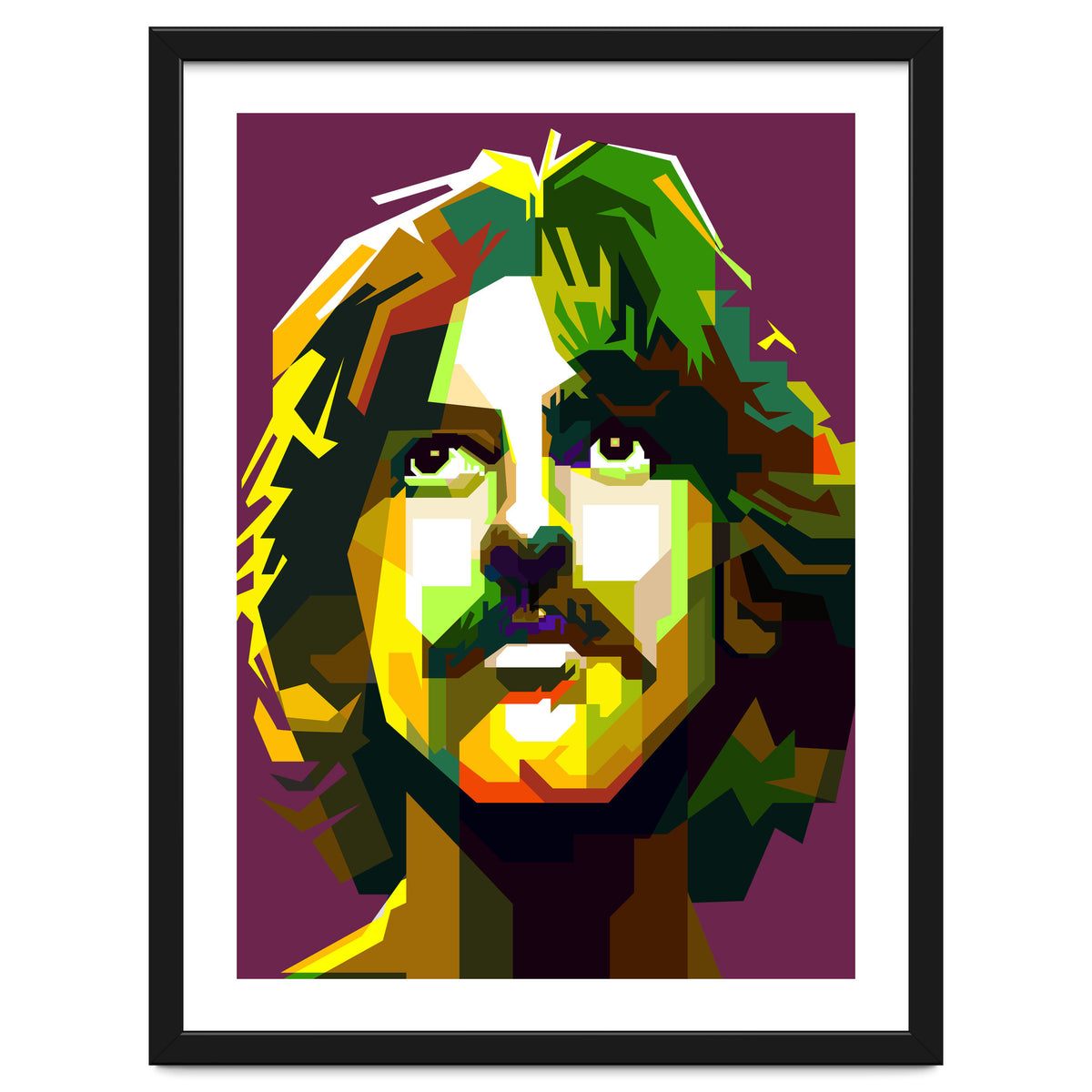 George Harrison The Beatles Pop Art WPAP