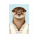 Otter Portrait in Jacket (Print Only) thumbnail
