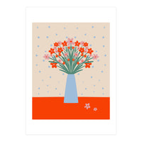 Cute Floral Vase (Print Only)