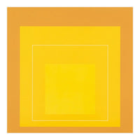 JOSEF ALBERS - HOMAGE TO THE SQUARE ORANGE YELLOW  (Print Only)