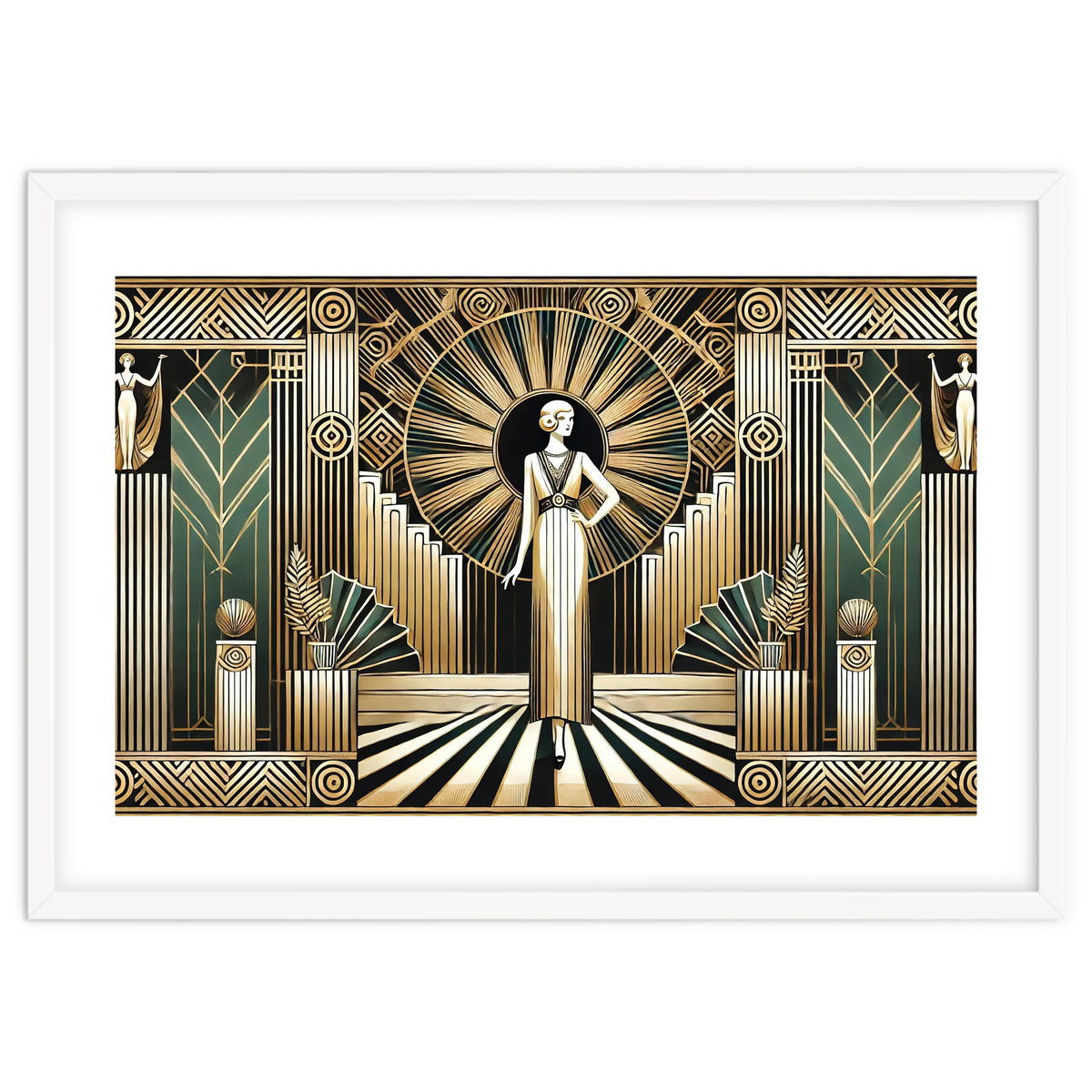 Golden Twenties Flair In Art Deco