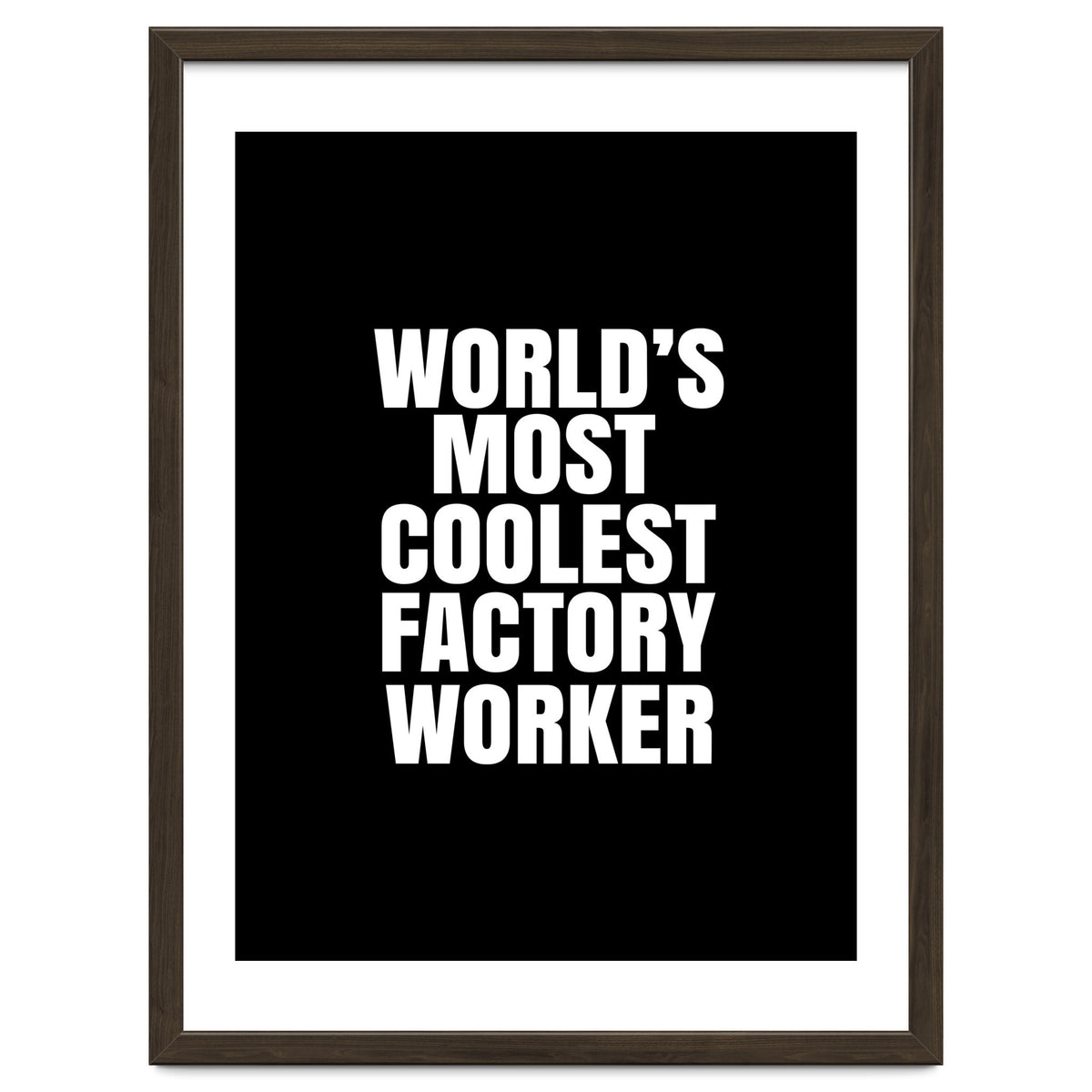 World's most coolest factory worker