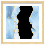 Blue & Gold Glitter Agate Texture 02 thumbnail