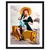 Pinup Sexy Girl Left At The Bus Station thumbnail