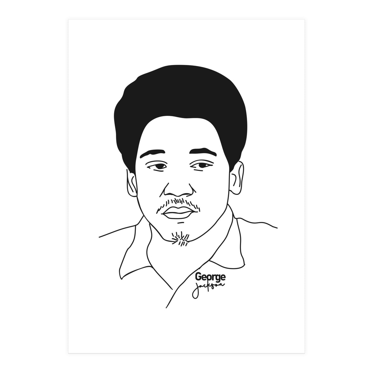 George Jackson Activist (Print Only)