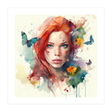 Red Hair Butterfly Light (Print Only) thumbnail