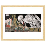 Utagawa Kuniyoshi – Mitsukuni Defying the Skeleton Specter (1910) | Dramatic Japanese Ukiyo-e Masterpiece thumbnail