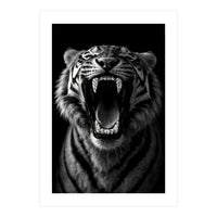 Roaring Tiger portrait  (Print Only)