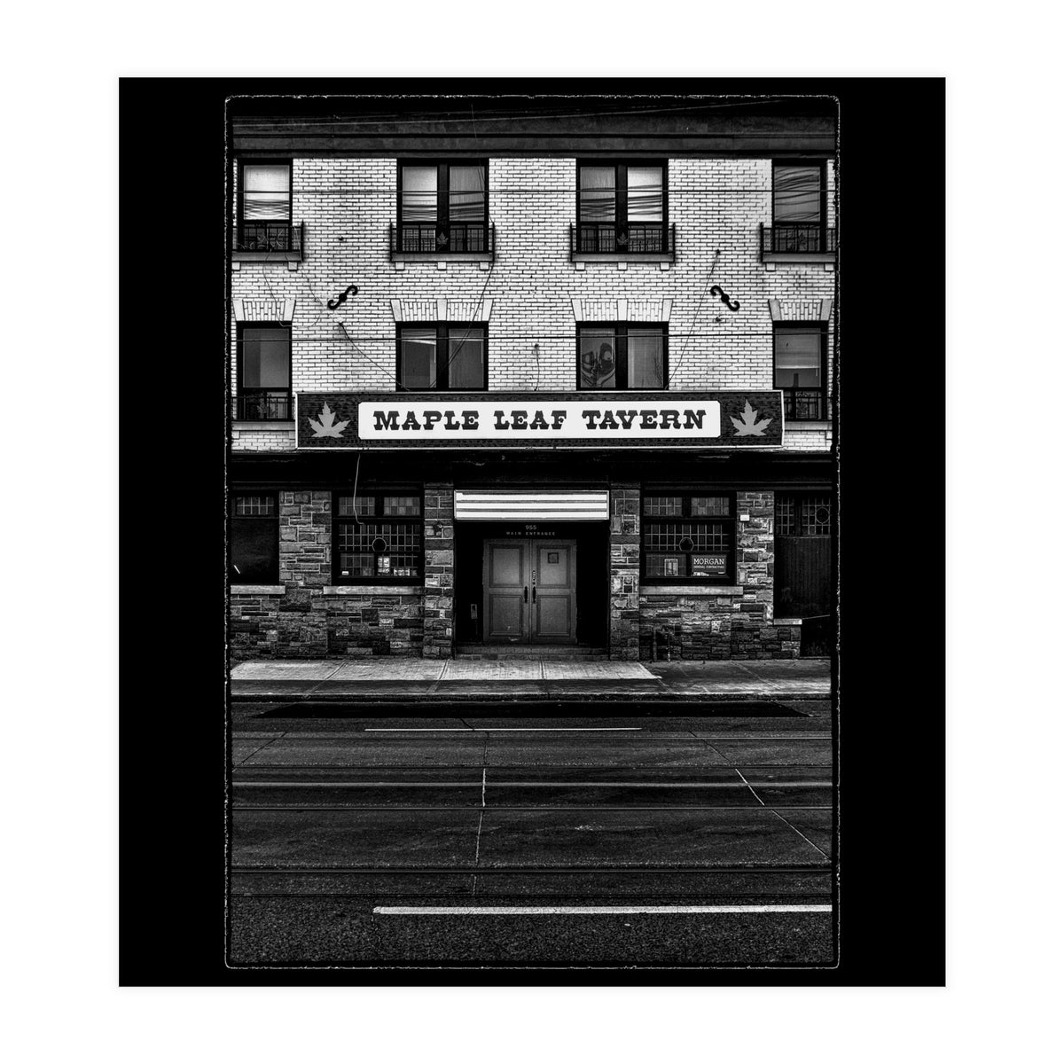 Maple Leaf Tavern No 1 with Border (Print Only)