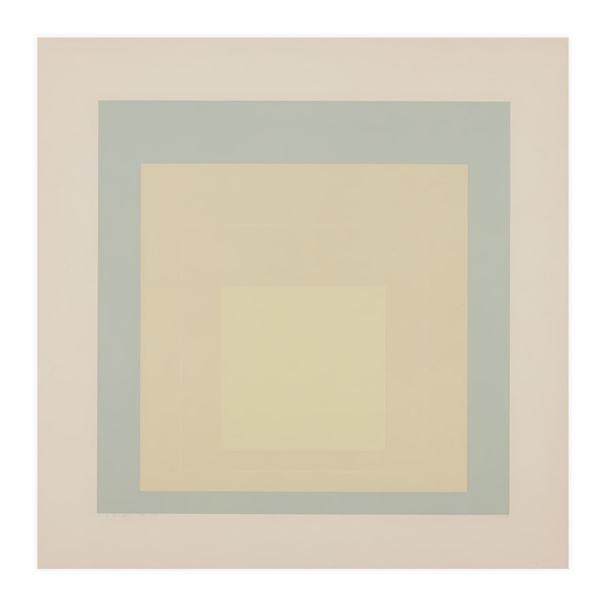 JOSEF ALBERS - HOMAGE TO THE SQUARE  (Print Only)