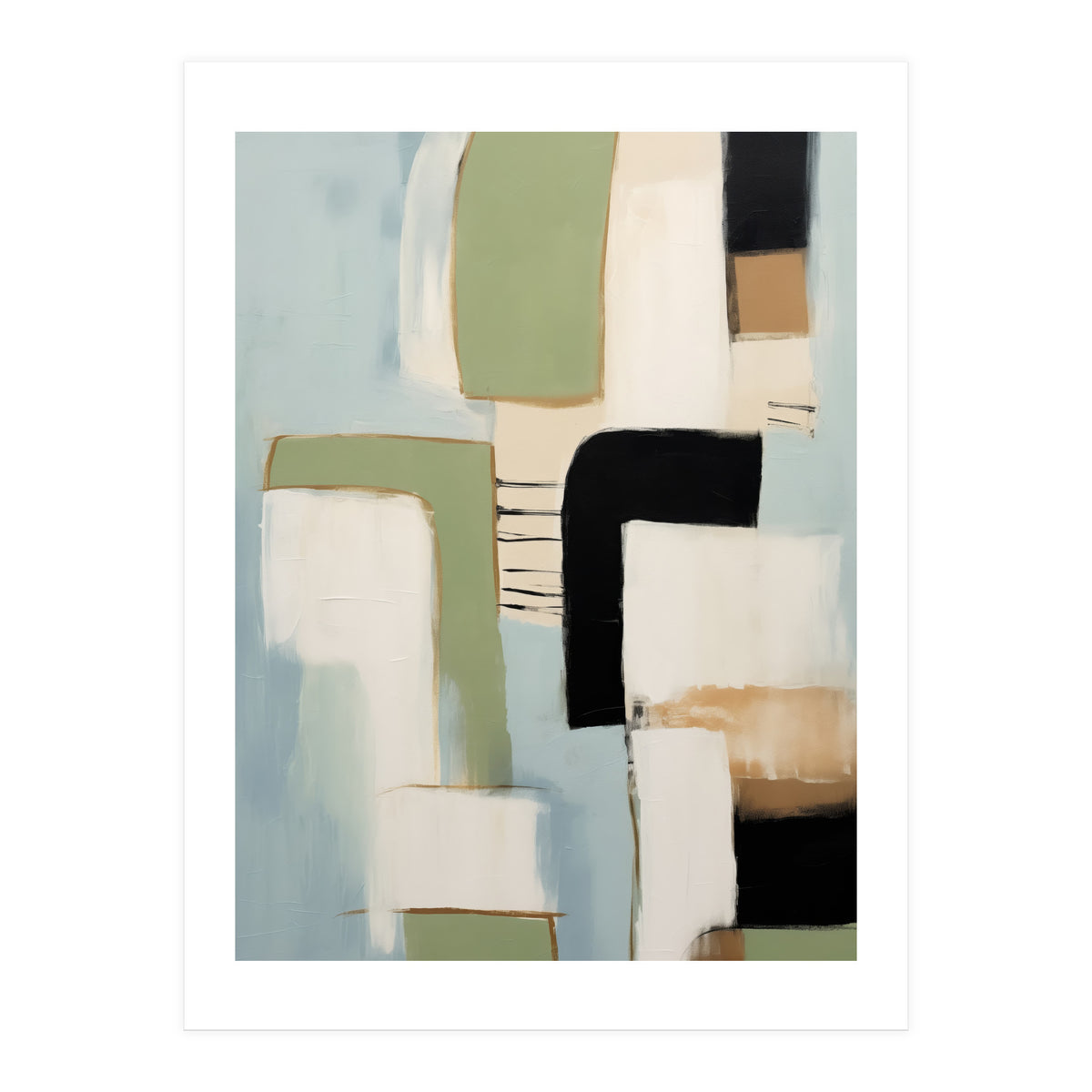 Modern Block Study 1 (Print Only)