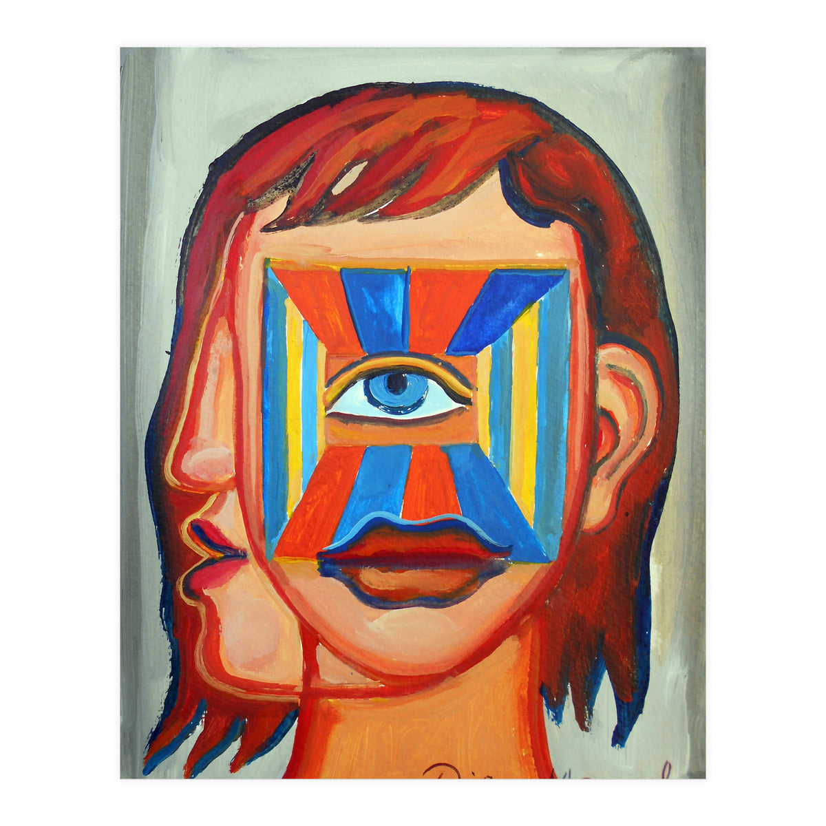 Cabeza De Mujer 9 (Print Only)