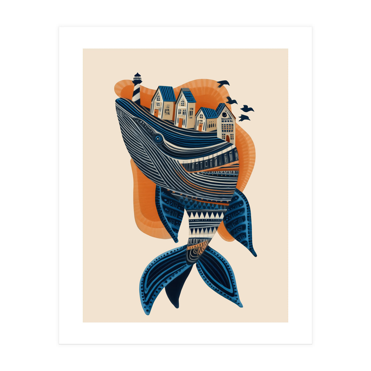 Whale Village (Print Only)