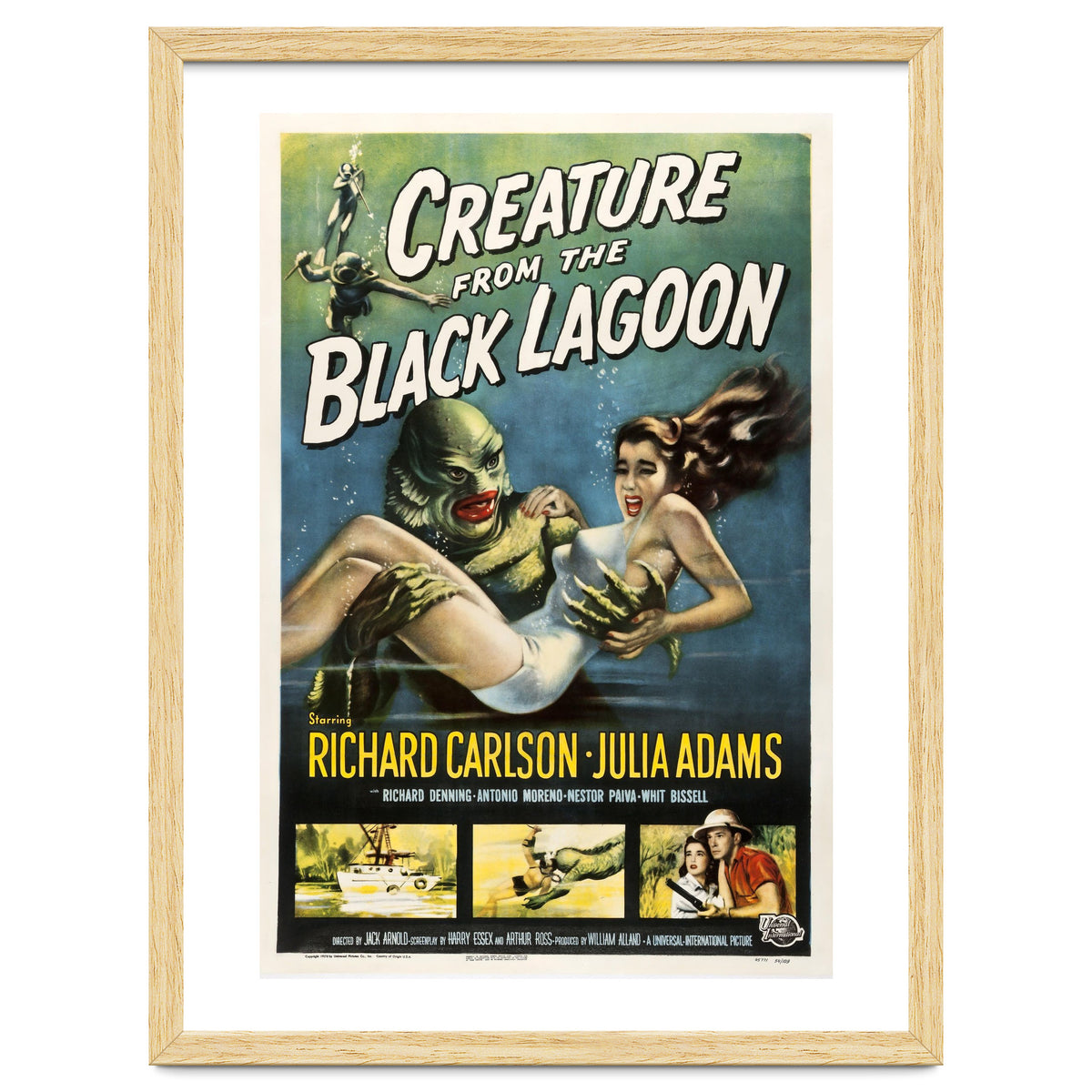 CREATURE FROM THE BLACK LAGOON (1954), directed by JACK ARNOLD.