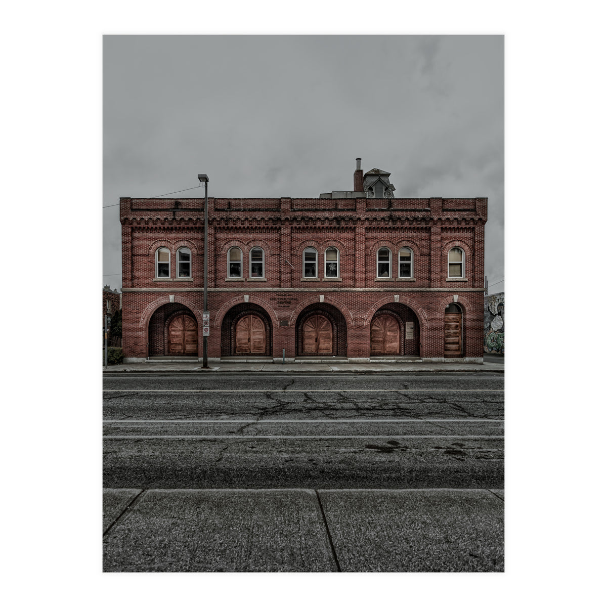 Central Fire Hall No 1 Color Version (Print Only)