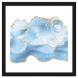Blue & Gold Glitter Agate Texture 05 thumbnail