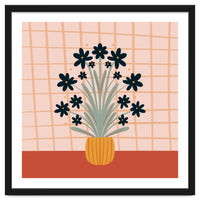 Floral Vase Orange