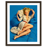 Pinup Sexy Girl Reading A Love Letter thumbnail
