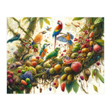 Jungle Symphony Of Tropical Birds (Print Only) thumbnail