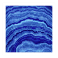 Blue Agate Texture 02 (Print Only)