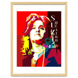 Suzi Quatro Rock N Roll Blues Singer Musician Pop Art WPAP thumbnail