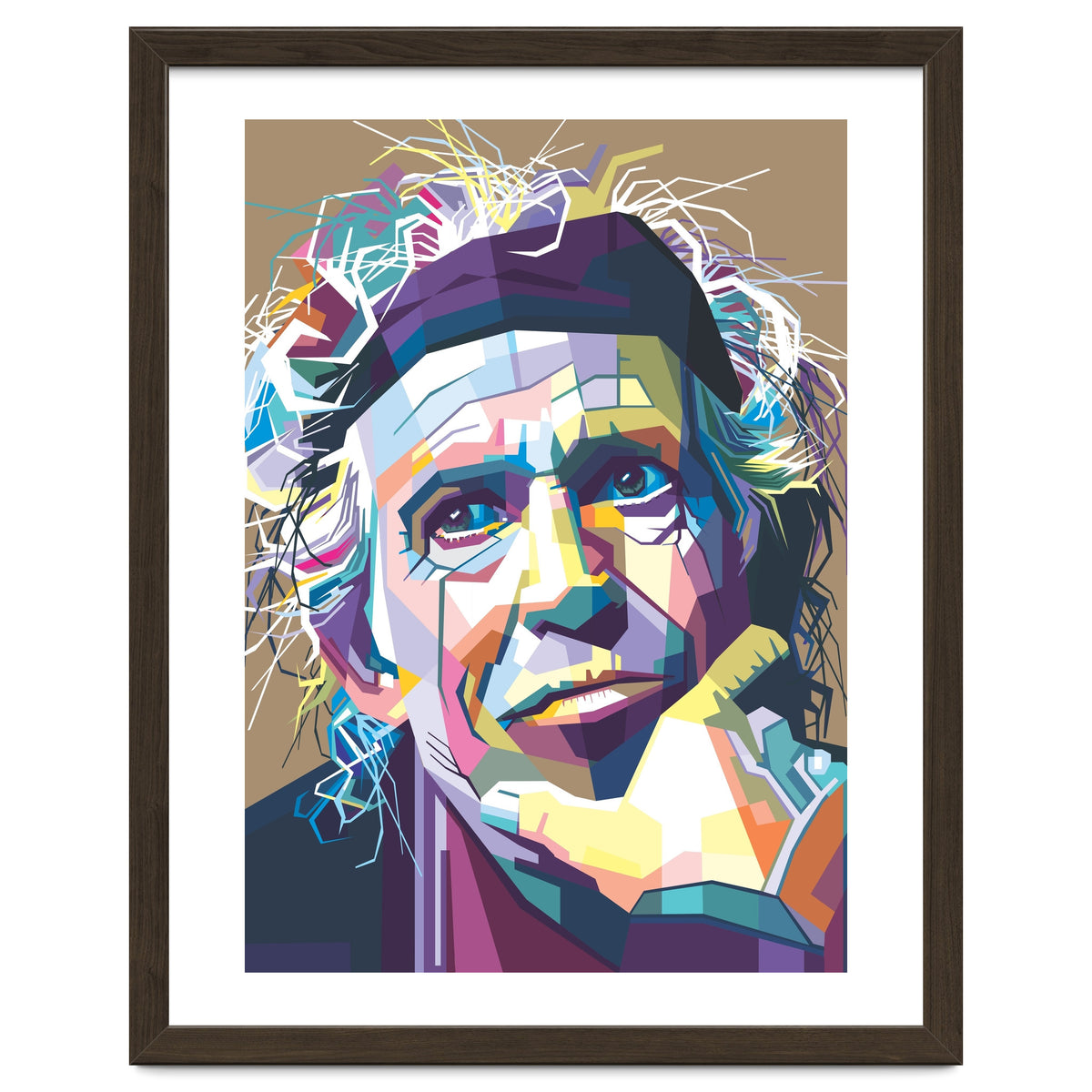 K Richards Pop Art WPAP