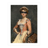 Vintage Chic Girl (Print Only) thumbnail