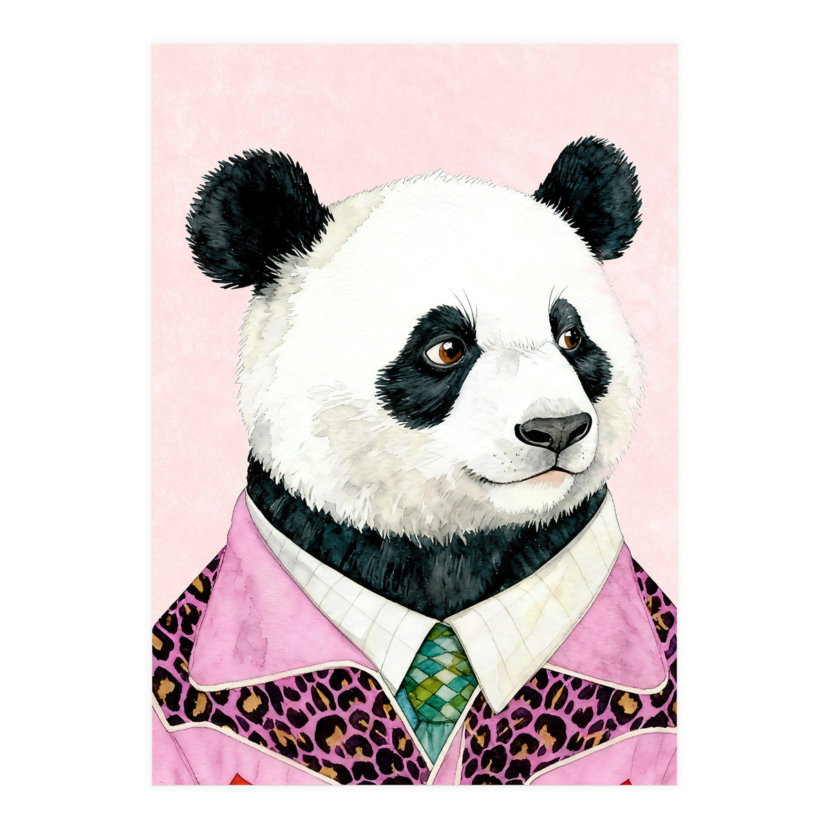 Panda Animal Fashion  (Print Only)
