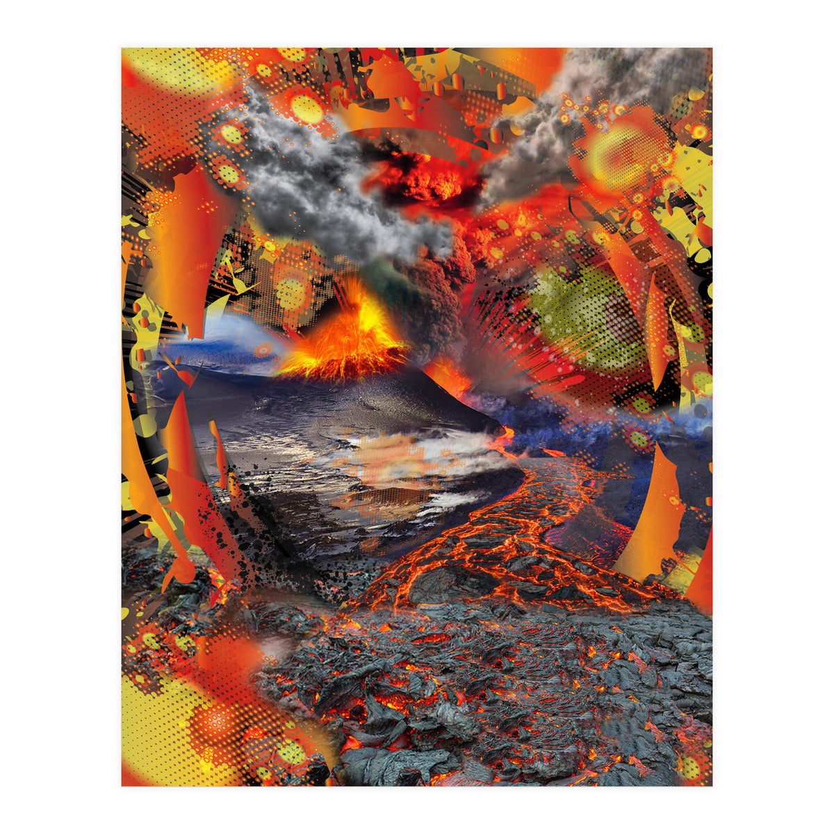 Volcano Eruption (Print Only)