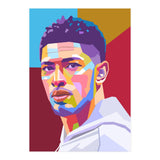 Jude Bellingham pop art portrait (Print Only) thumbnail