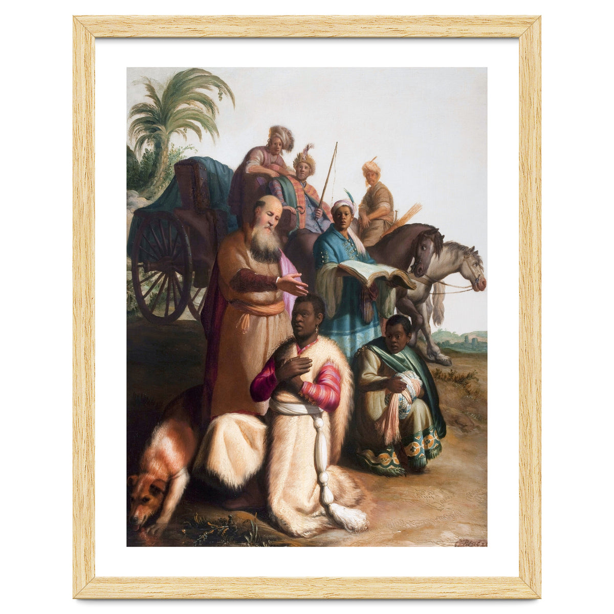 Rembrandt – The Baptism of the Eunuch (1626)